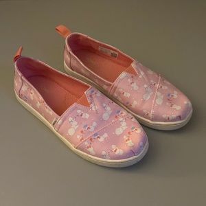 TOMS Girls Size 3 Slip-on Shoes